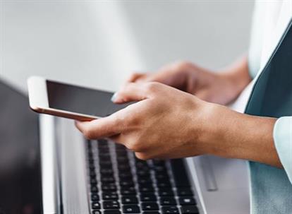 person holding phone