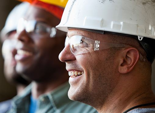 Smiling Construction Worker